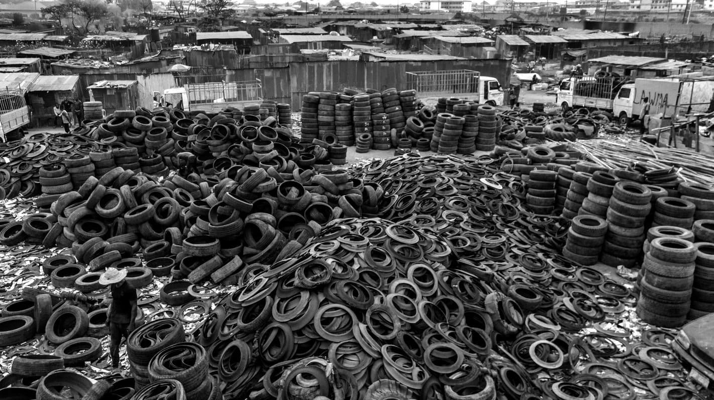 A TYRE NEVER DIES: MILE 12, LAGOS. image