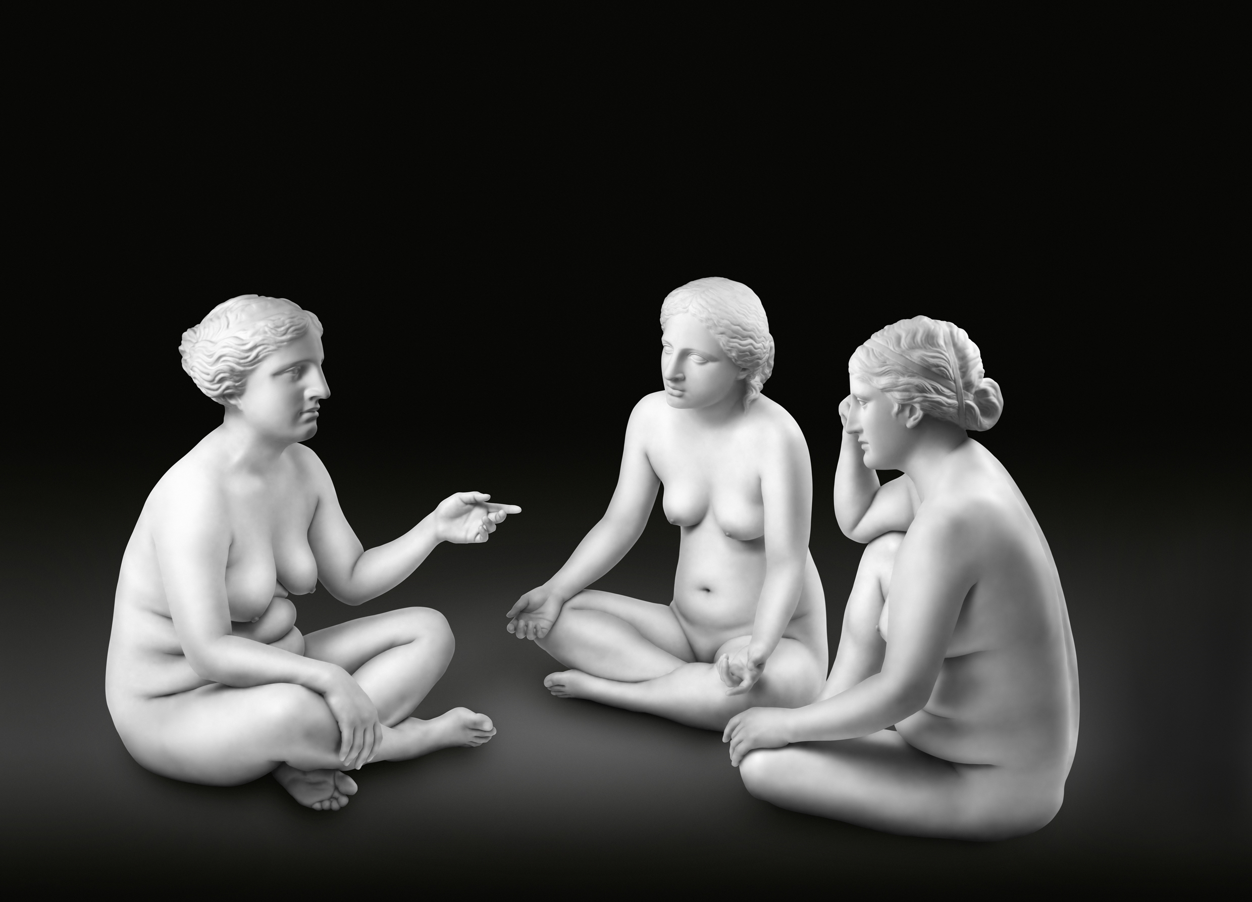 Seated Three Graces image