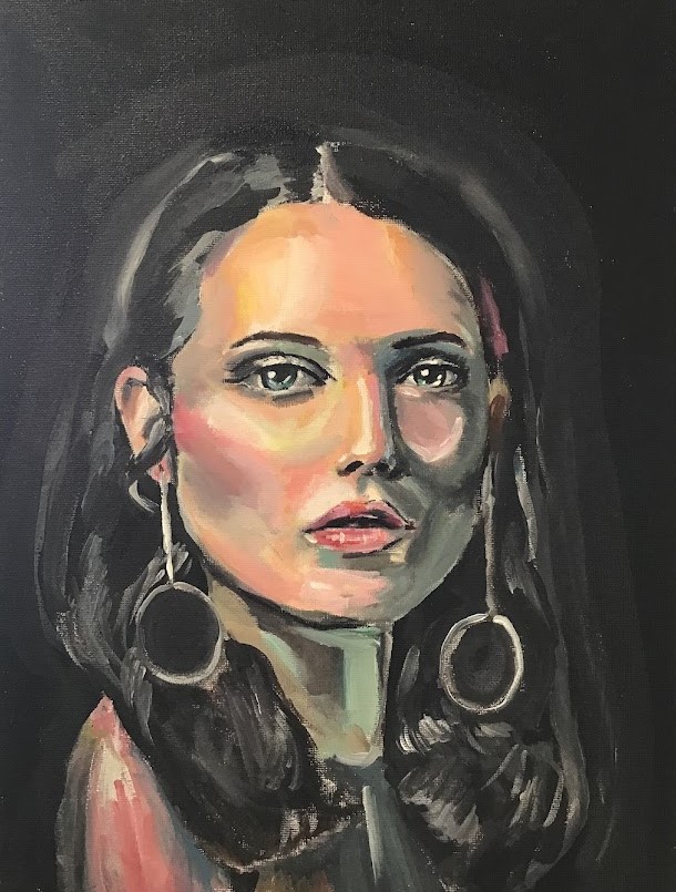 Portrait on canvas image