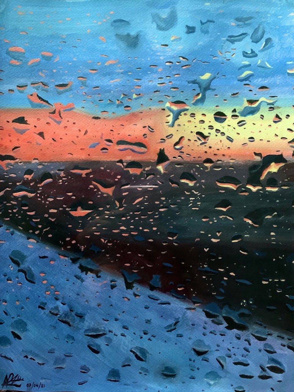Morning Raindrops image
