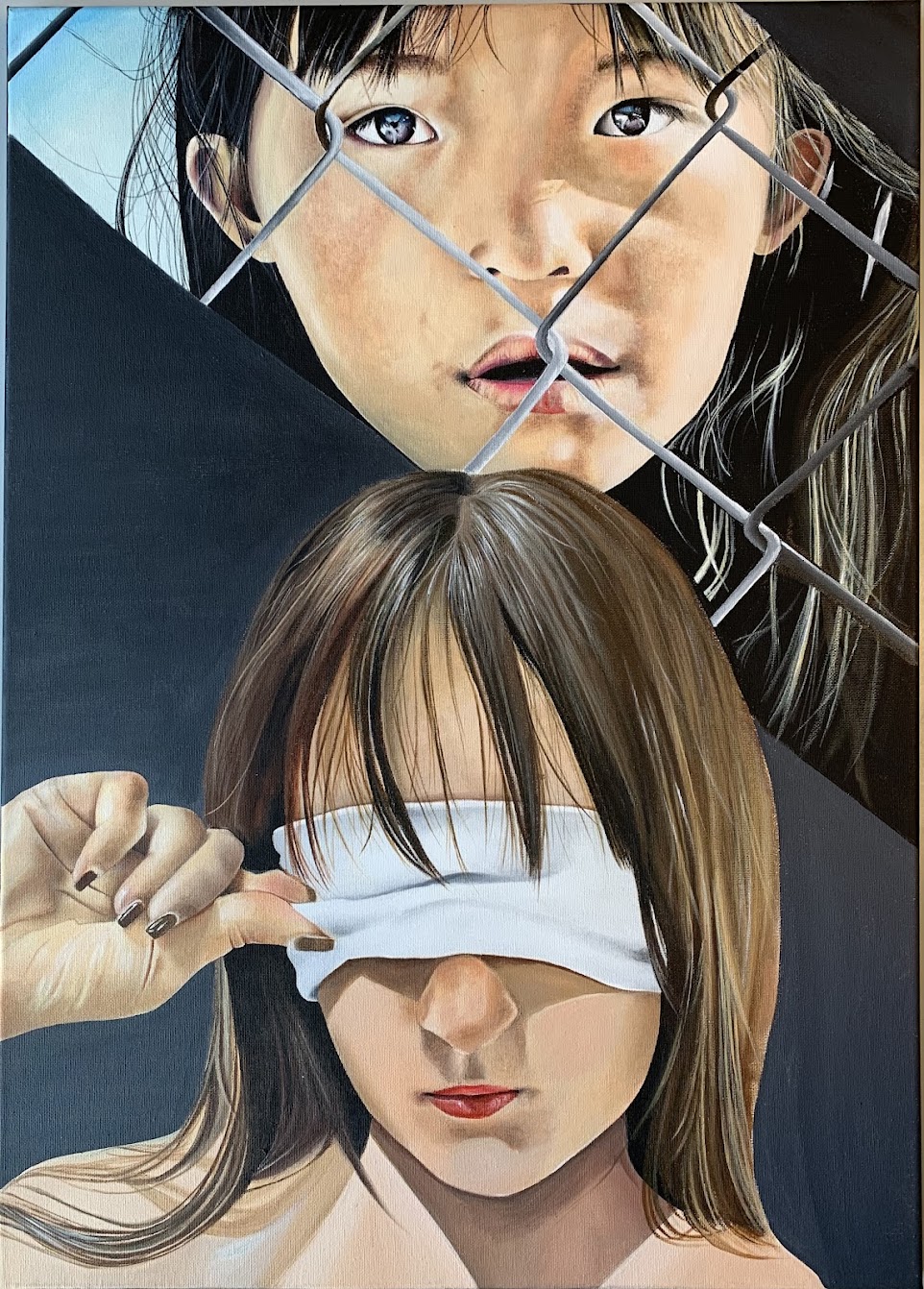 The Two Girls Blindfolded image