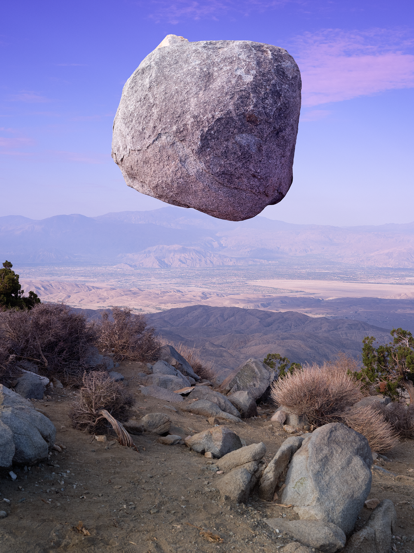 COSMIC DEBRIS #6 (Coachella rock) 2022 image