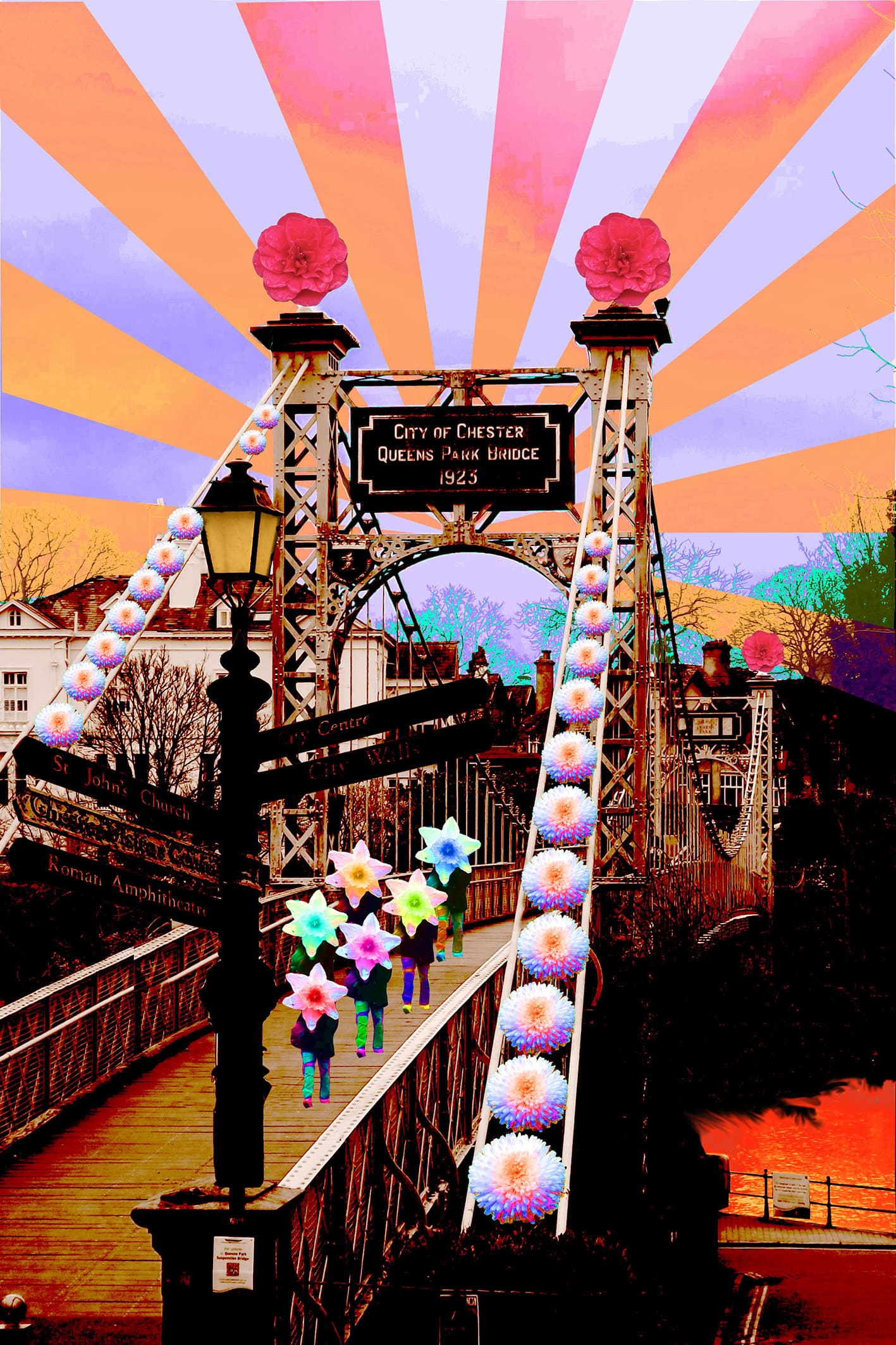 The Blossoming Bridge of Chester  image