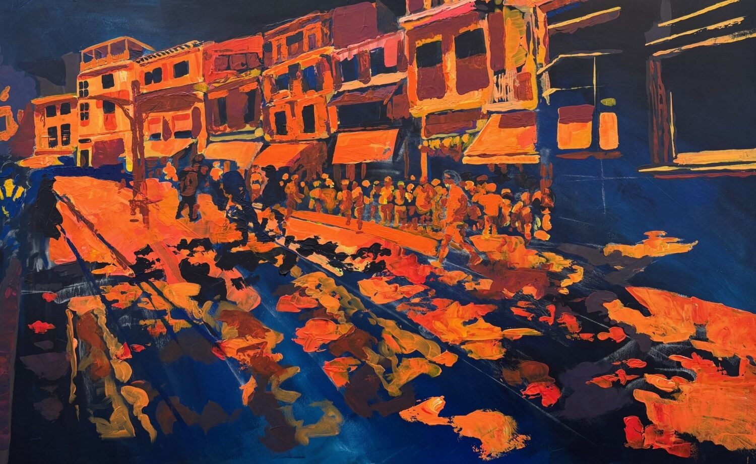 Crowd in Colour image
