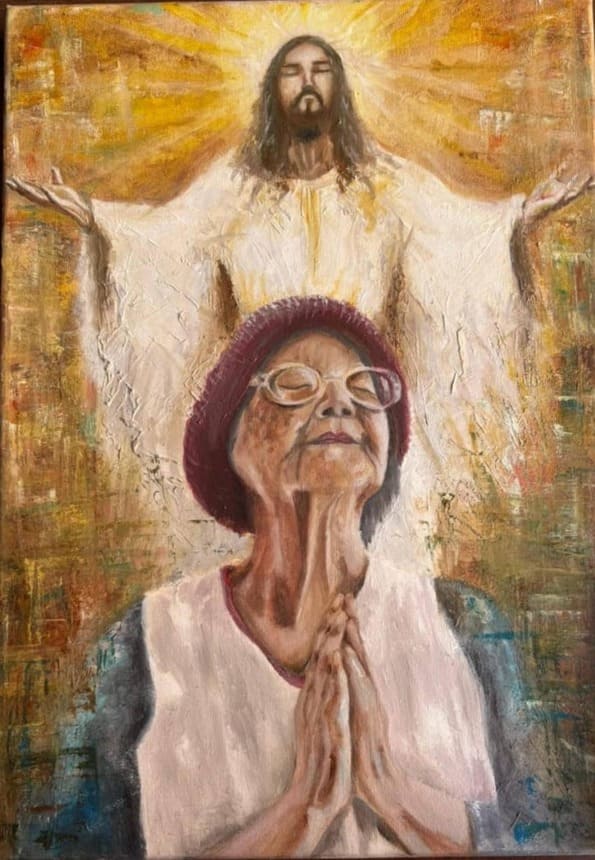 Comfort in prayer image