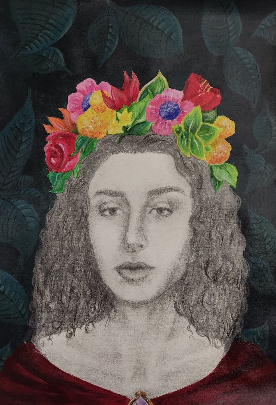 Self-Portrait after Frida Kahlo image