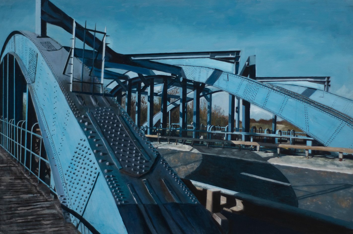 The Blue Bridge by Emily Peacock art