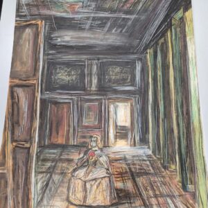 La Princesa in an empty room