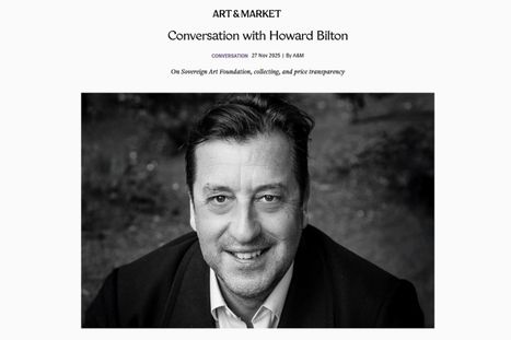 Conversation with Howard Bilton on Sovereign Art Foundation, collecting, and price transparency image