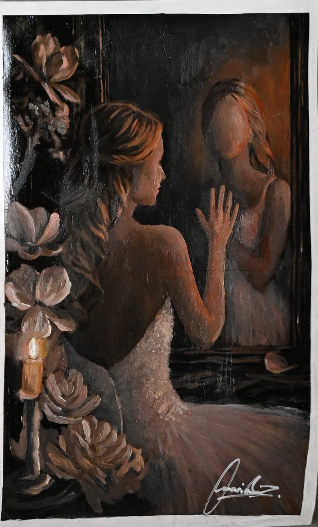 Blooming outside, Hollow within  image