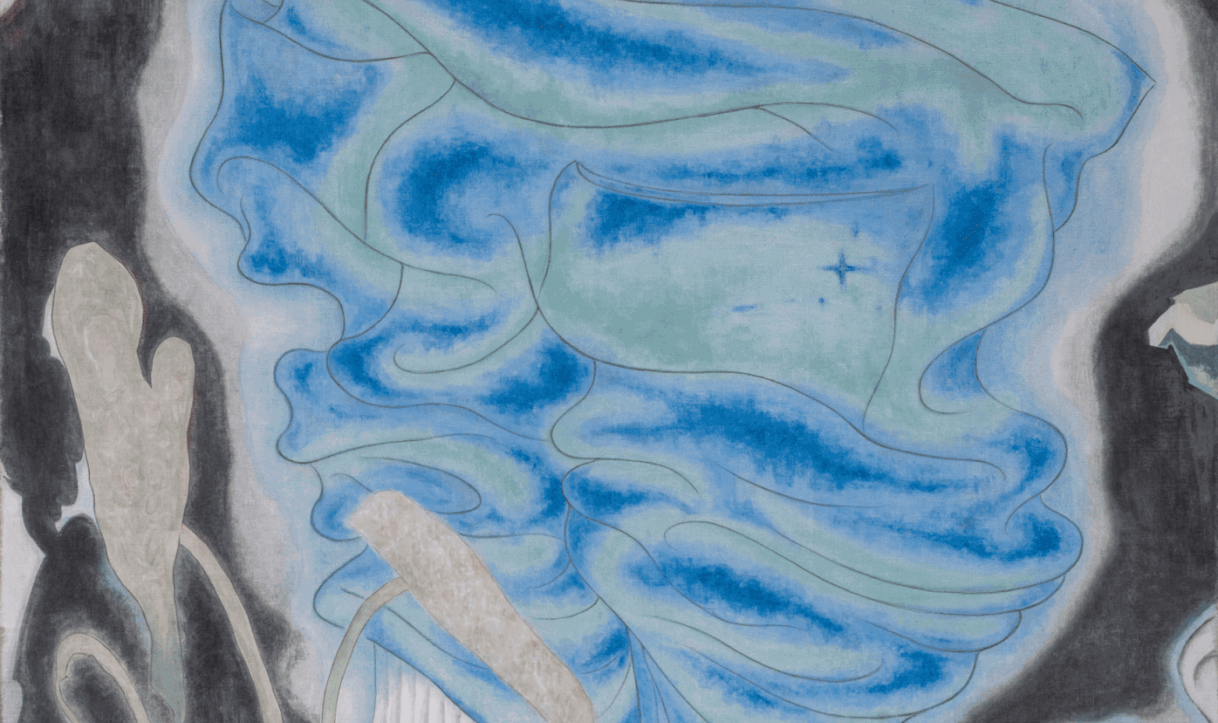 Huang-Sheng Su_Trousers#2, 2024, mineral pigment on canvas, 140x95cm (55.1x37.4 in) (1)