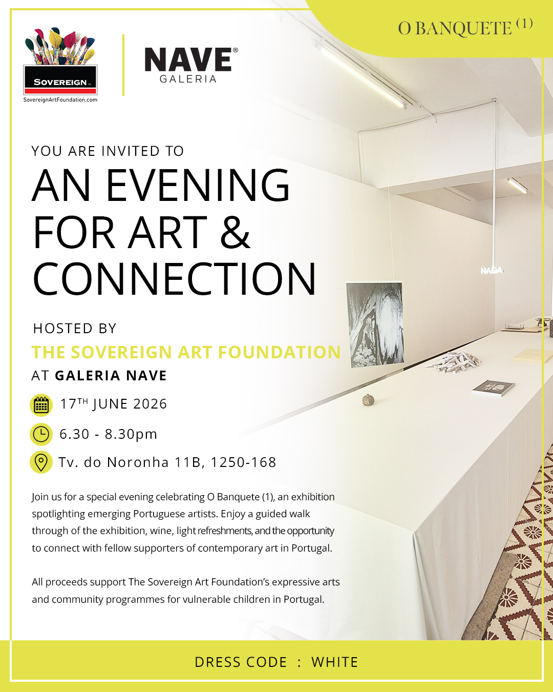 Invitation SAF x NAVE event