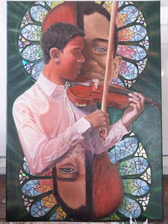 My violin and I image
