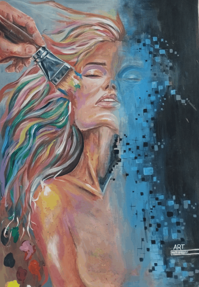 I live for my art image
